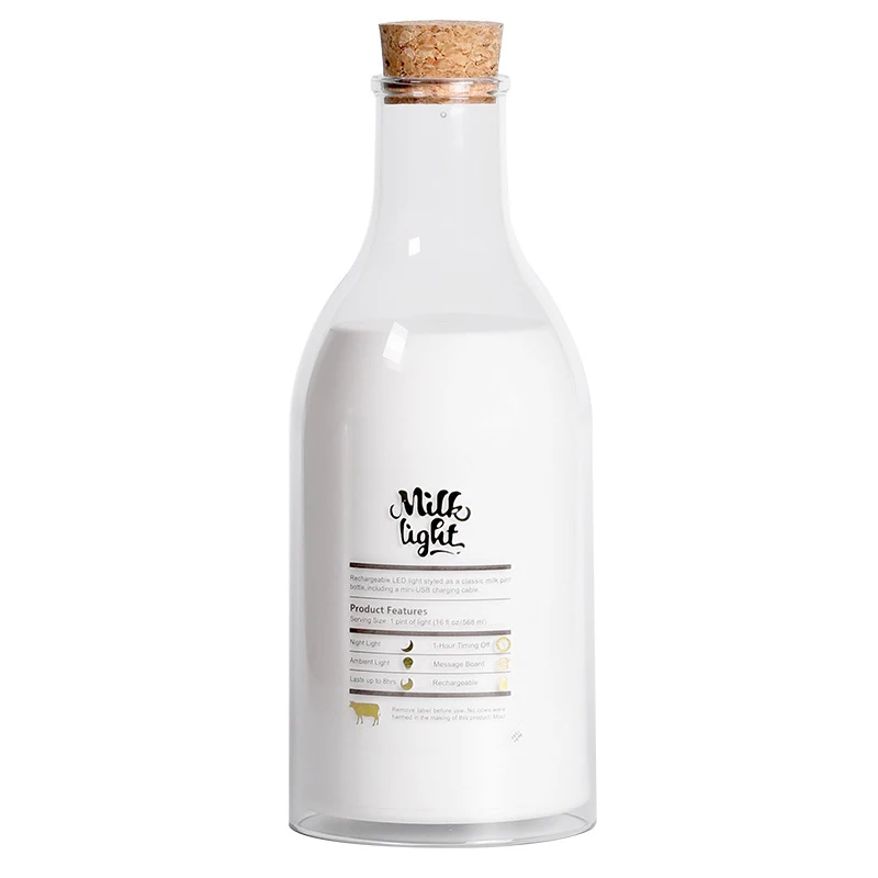 Home Light Milk Bottle Message Night Light USB Message Sleep Timing Mode LED DIY Handwriting Message Rechargeable Sleeping Lamp
Home Light Milk Bottle Message Night Light USB Message Sleep Timing Mode LED DIY Handwriting Message Rechargeable Sleeping Lamp