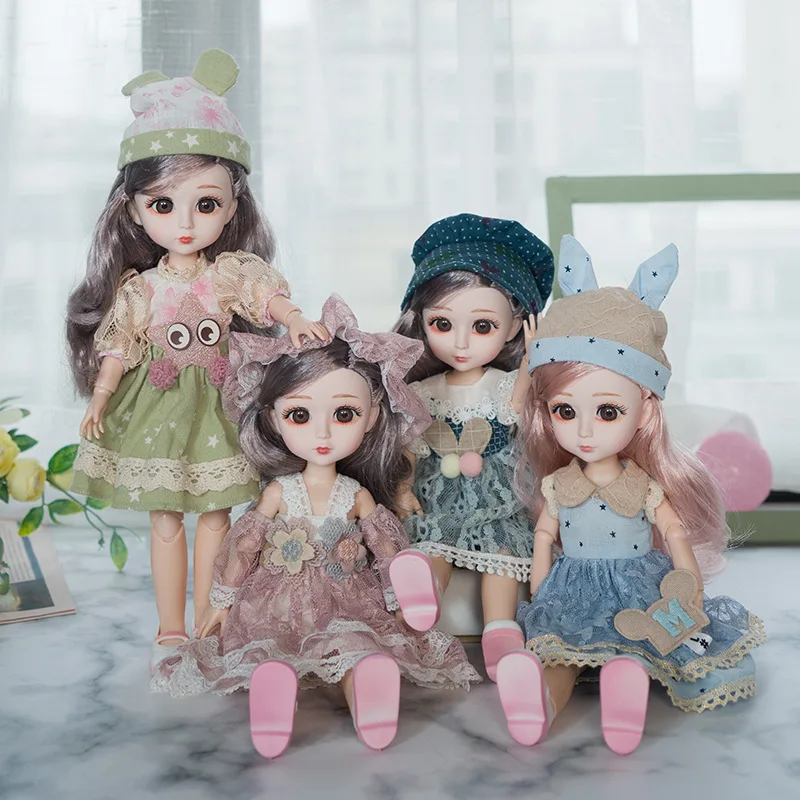 1/6 BJD Princess Doll Multi Moveable Jointed With Fashion Clothes Cute Madeup Face DIY Doll Toys For Girl Gift Children Surprise 
1/6 BJD Princess Doll Multi Moveable Jointed With Fashion Clothes Cute Madeup Face DIY Doll Toys For Girl Gift Children Surprise