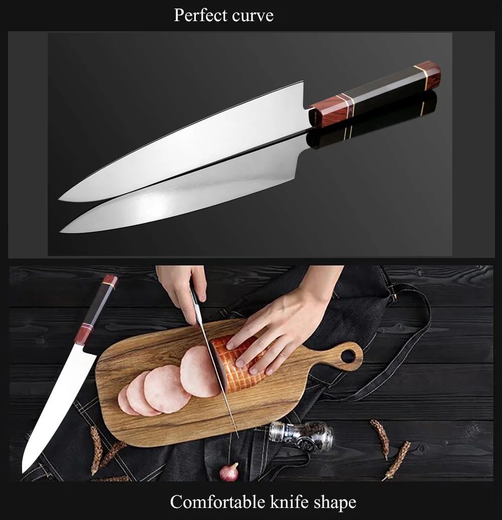 XITUO 9 Inch Japanese Kitchen Knife Vg10 High Carbon Stainless Steel Chef Slicing Knife Fish Bread Filleting Paring Salmon Santo
XITUO 9 Inch Japanese Kitchen Knife Vg10 High Carbon Stainless Steel Chef Slicing Knife Fish Bread Filleting Paring Salmon Santo