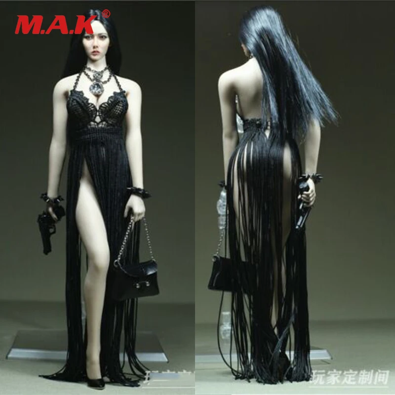 1:6 Female Black Tassel Long Dress Necklace Clothes Custom 12'' Female action figure body
1:6 Female Black Tassel Long Dress Necklace Clothes Custom 12'' Female action figure body