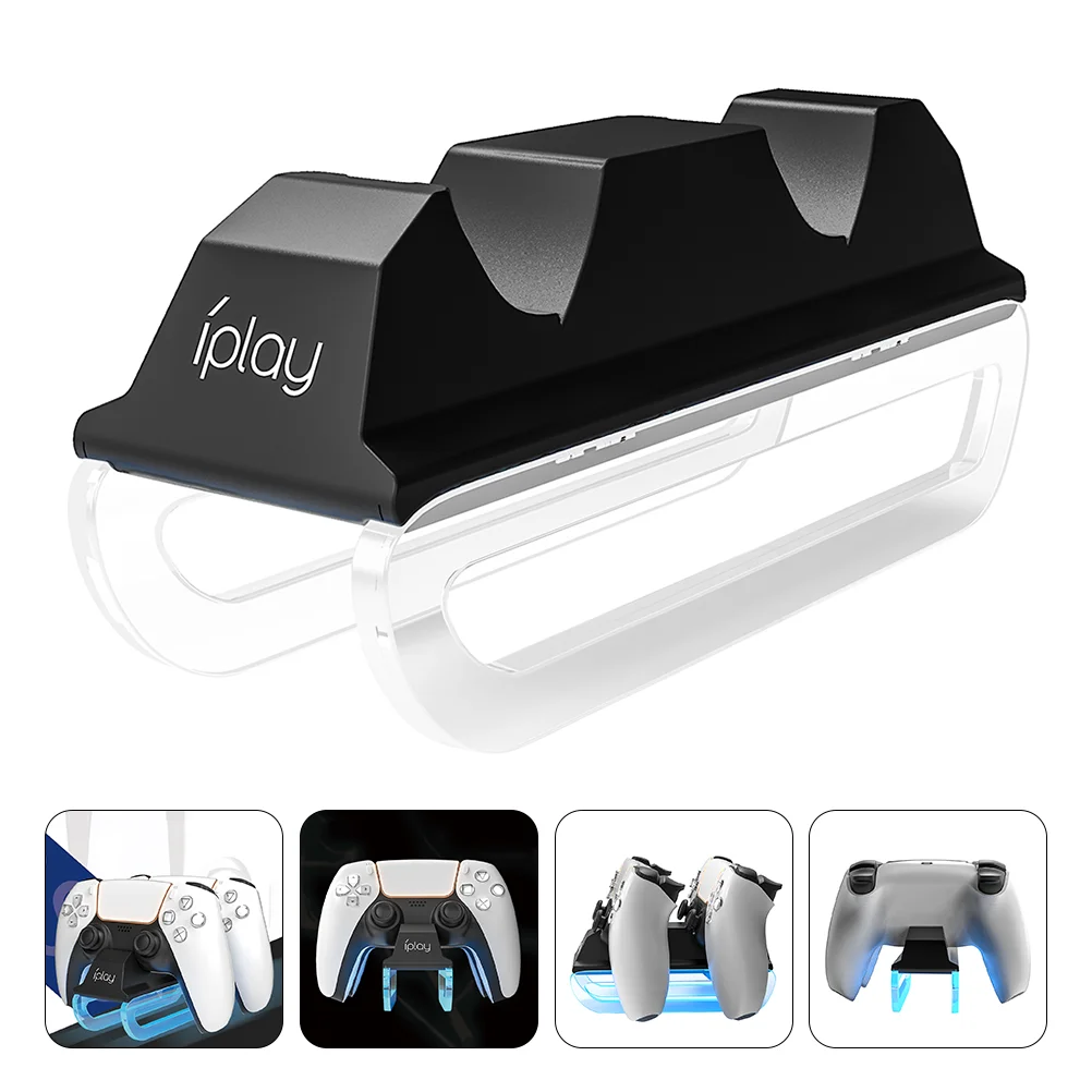 Game Controller Charger Dock Gamepad Charging Base Compatible For PS5 (Black)
Game Controller Charger Dock Gamepad Charging Base Compatible For PS5 (Black)