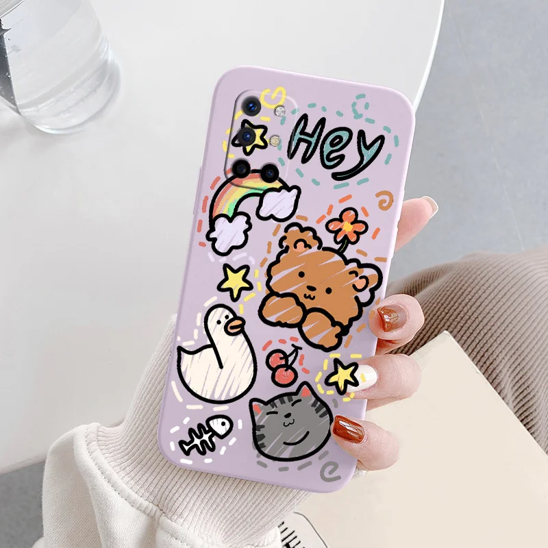 Side Print Bear Lens Protection Case For Oneplus 8t 9 9pro 9r pro Square Ultra Thin Shockproof Soft Liquid Silicone Phone Cover
Side Print Bear Lens Protection Case For Oneplus 8t 9 9pro 9r pro Square Ultra Thin Shockproof Soft Liquid Silicone Phone Cover