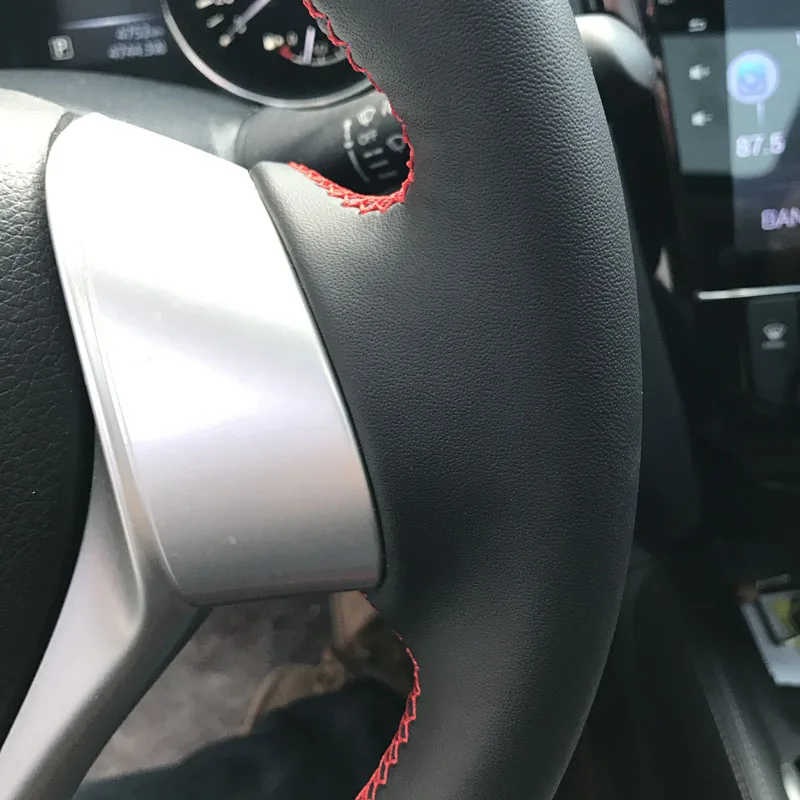 Steering Wheel Cover DIY Top Layer Leather With Thread And Needle For Navara 2015 Teana 2013-2016 X-Trail Qashqai Altima
Steering Wheel Cover DIY Top Layer Leather With Thread And Needle For Navara 2015 Teana 2013-2016 X-Trail Qashqai Altima