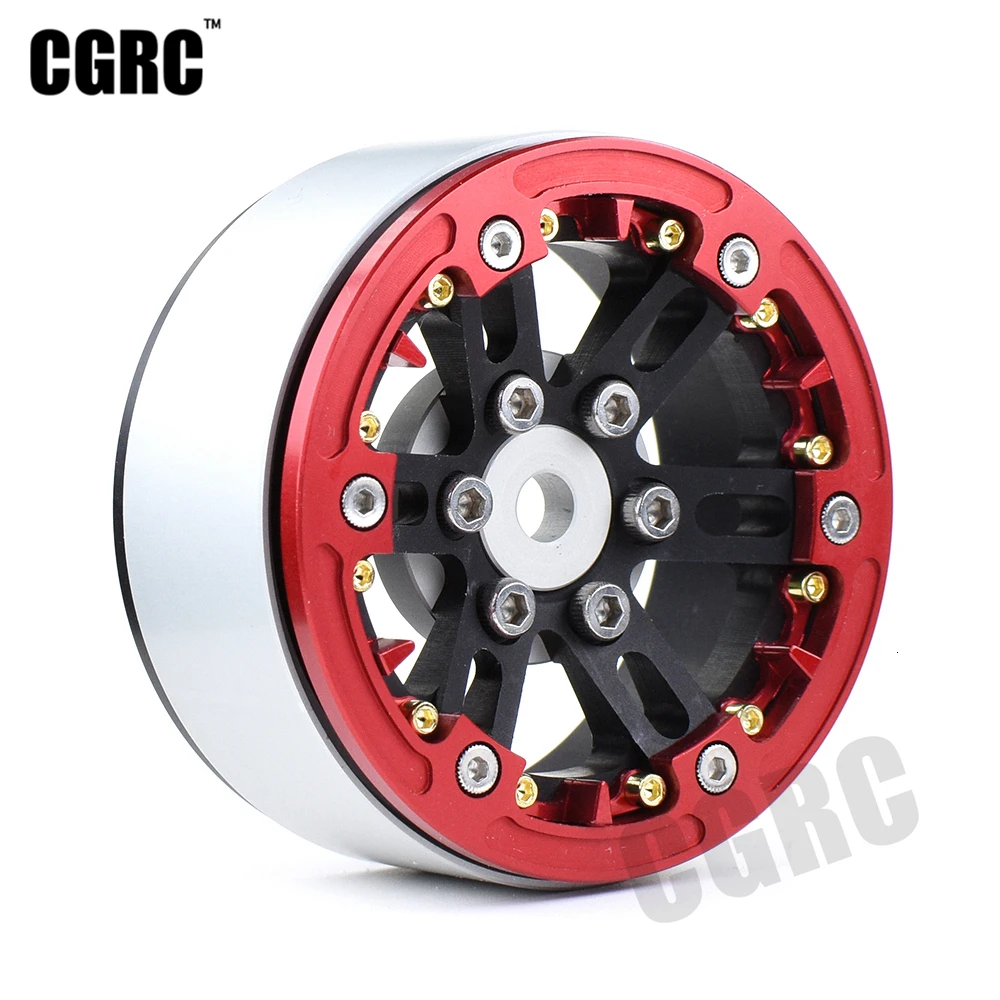 CNC алюминиевый сплав 1 9 дюйма Ступица колеса обода Beadlock для 1/10 RC Гусеничный