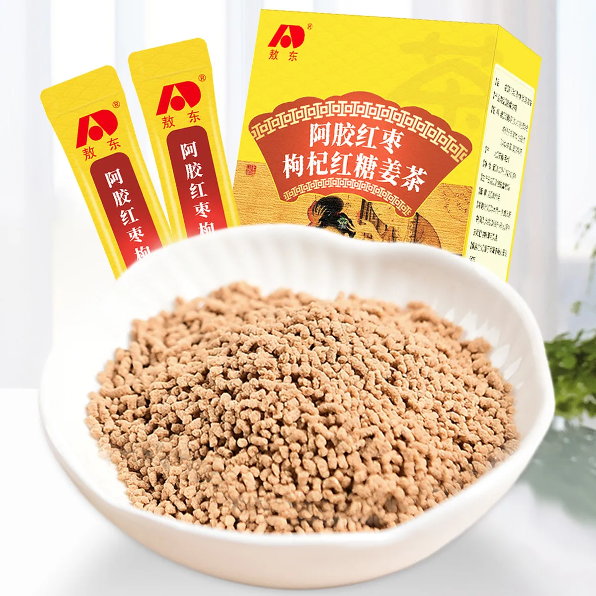 Ao ejiao jujube medlar tea brown sugar and ginger little pouch 12 g * 10
Ao ejiao jujube medlar tea brown sugar and ginger little pouch 12 g * 10