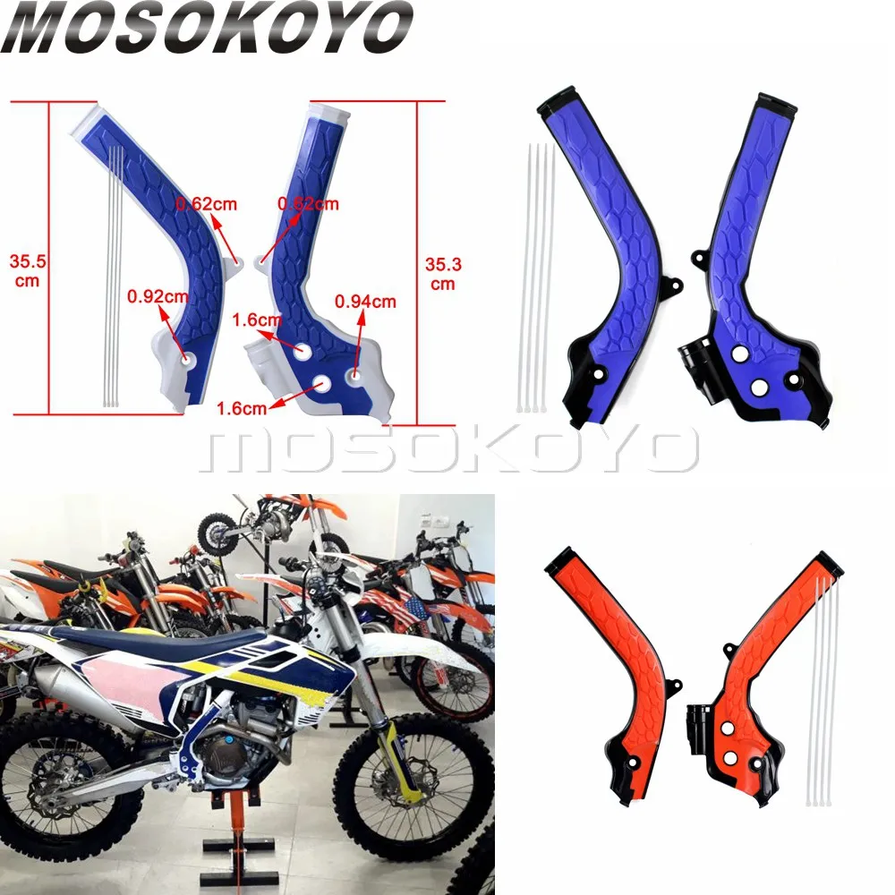 Для TE/FE/FC/TC 125/250/300/350/450 синий Байк каркасные охранники мотокроссные штаны защитные