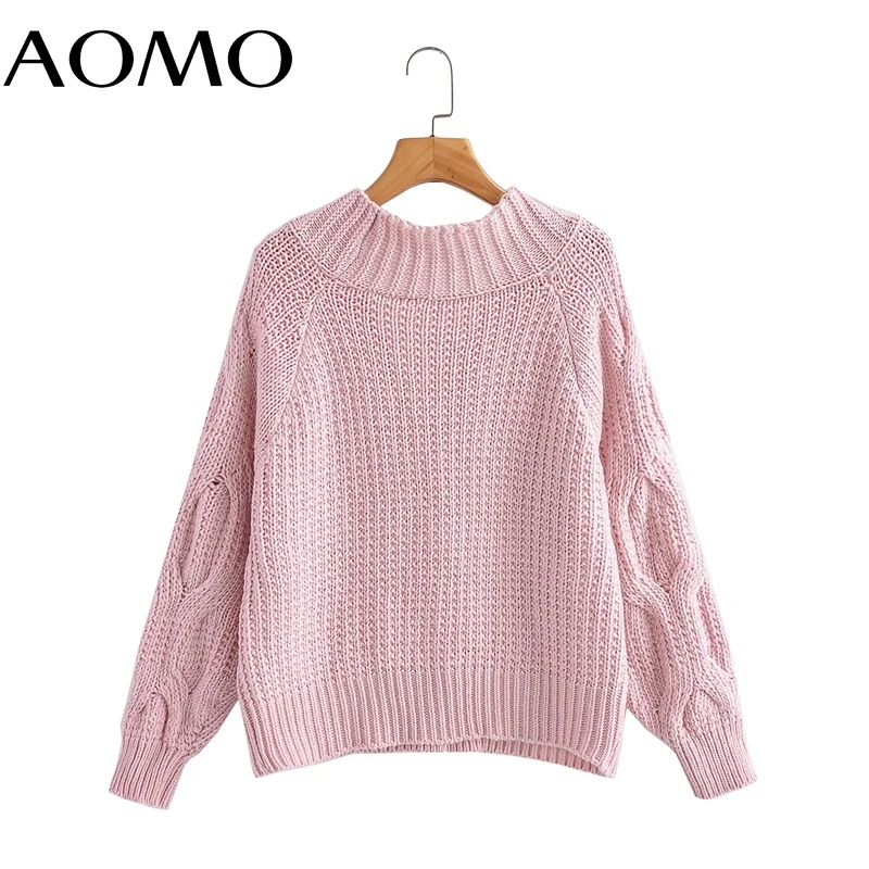 AOMO 2021 Autumn Winter Women Pink Bow Twist Oversized Knitted Cardigan Sweater Jumper Button-up Female Tops 1F279A
AOMO 2021 Autumn Winter Women Pink Bow Twist Oversized Knitted Cardigan Sweater Jumper Button-up Female Tops 1F279A