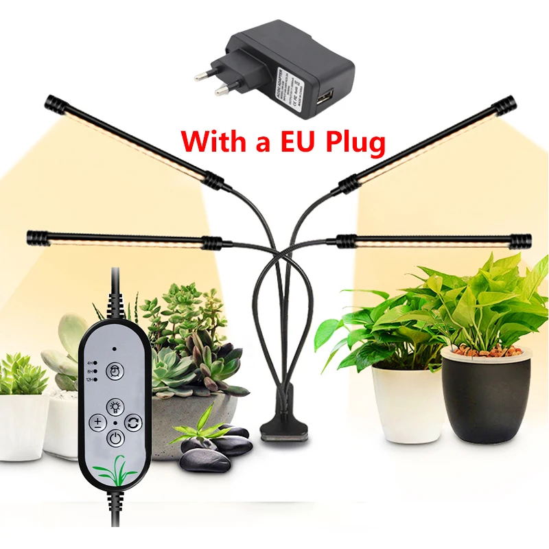 Grow Light for Indoor Plants Phytolamp Clip Plant Lights with Flexible Gooseneck & Timer Setting 4/8/12H,5 Dimmable Levels
Grow Light for Indoor Plants Phytolamp Clip Plant Lights with Flexible Gooseneck & Timer Setting 4/8/12H,5 Dimmable Levels