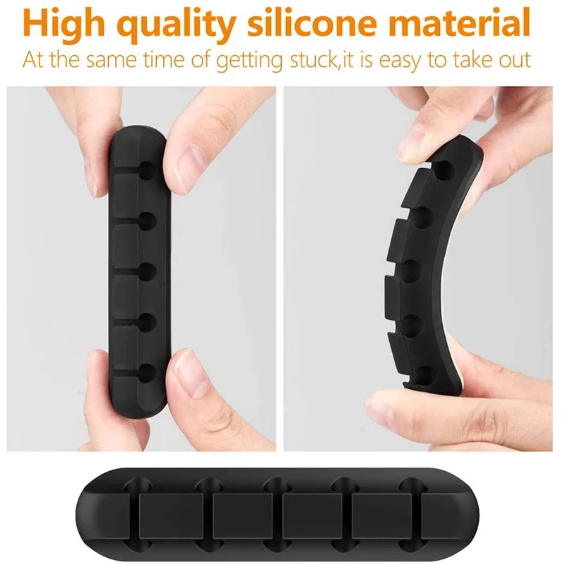 Cable Management Cord Organizer, 5 Packs Self Adhesive Cord Holder for Organizing USB Cable/Power Cord/Wire/Cable Cord
Cable Management Cord Organizer, 5 Packs Self Adhesive Cord Holder for Organizing USB Cable/Power Cord/Wire/Cable Cord