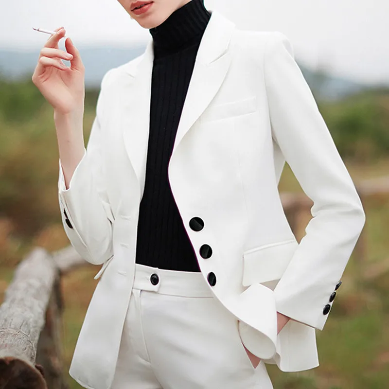 Fashionable women suits Women work clothes Hand Tailored Women Ladies Custom Made Business Office Tuxedos Work Wear Suits
Fashionable women suits Women work clothes Hand Tailored Women Ladies Custom Made Business Office Tuxedos Work Wear Suits