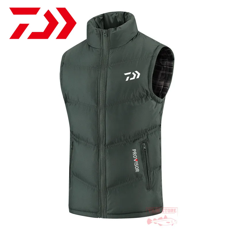 Daiwa Fishing Jacket Comfortable and Breathable Down Cotton Clothes Men's Mountaineering Sleeveless Waistcoat Warm Fishing Vest
Daiwa Fishing Jacket Comfortable and Breathable Down Cotton Clothes Men's Mountaineering Sleeveless Waistcoat Warm Fishing Vest