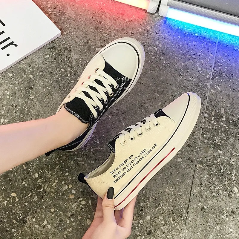 Spring Women Casual Shoes Breathable low Top Sneakers Lace Up Canvas Shoes Female Fashion Flats Women Zapatillas Mujer W31-45
Spring Women Casual Shoes Breathable low Top Sneakers Lace Up Canvas Shoes Female Fashion Flats Women Zapatillas Mujer W31-45