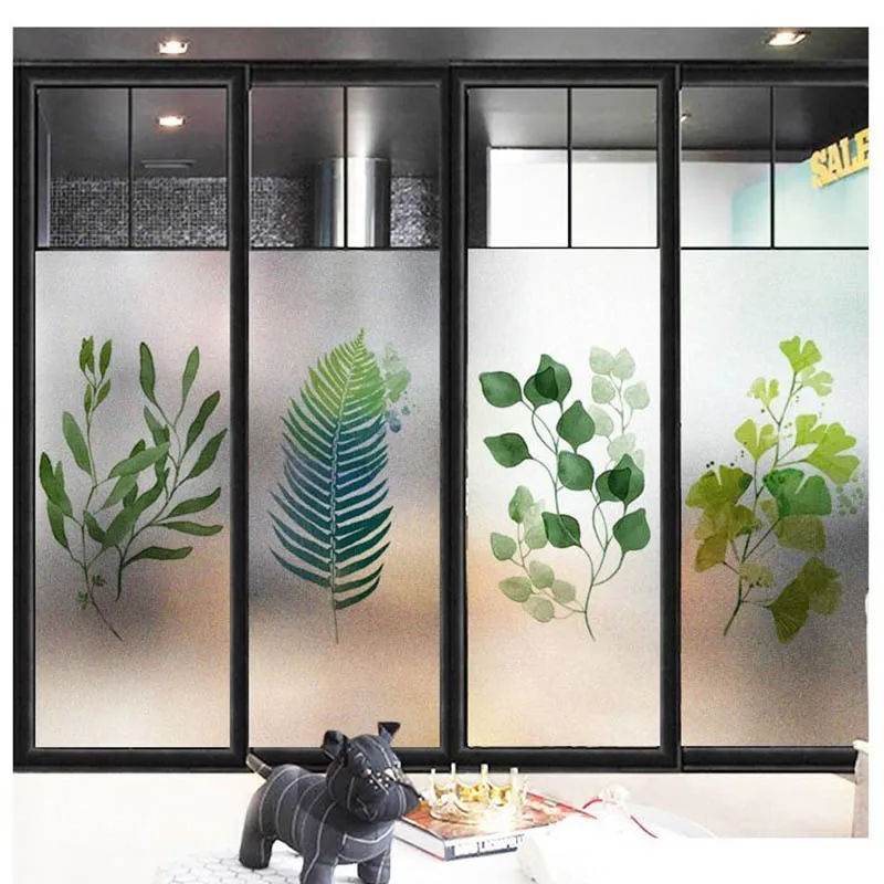 Nordic ins plant frosted glass sticker bathroom balcony window door electrostatic film transparent and opaque
Nordic ins plant frosted glass sticker bathroom balcony window door electrostatic film transparent and opaque