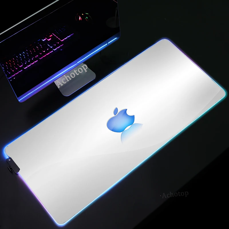Apple Logo RGB Gaming Mouse Pad Computer Gamer Mousepad PC Laptop Keyboard Desk Carpet xxl Large Game LED Illumination Mouse Mat
Apple Logo RGB Gaming Mouse Pad Computer Gamer Mousepad PC Laptop Keyboard Desk Carpet xxl Large Game LED Illumination Mouse Mat