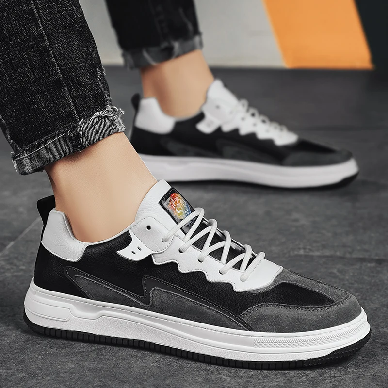 TAKAMUN New Men's Shoes Spring Summer Breathable Leather Casual Sports High Quality OFF Trend Street Fashion Black Yellow 2021
TAKAMUN New Men's Shoes Spring Summer Breathable Leather Casual Sports High Quality OFF Trend Street Fashion Black Yellow 2021