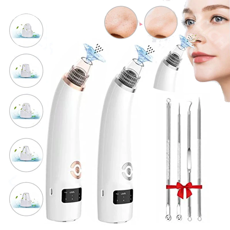 Pore Blackhead Remover Vacuum Electric Face Nose Black Head Cleaner Blemish Blackhead Removal Strip Tool Kit with 5 Probes
Pore Blackhead Remover Vacuum Electric Face Nose Black Head Cleaner Blemish Blackhead Removal Strip Tool Kit with 5 Probes