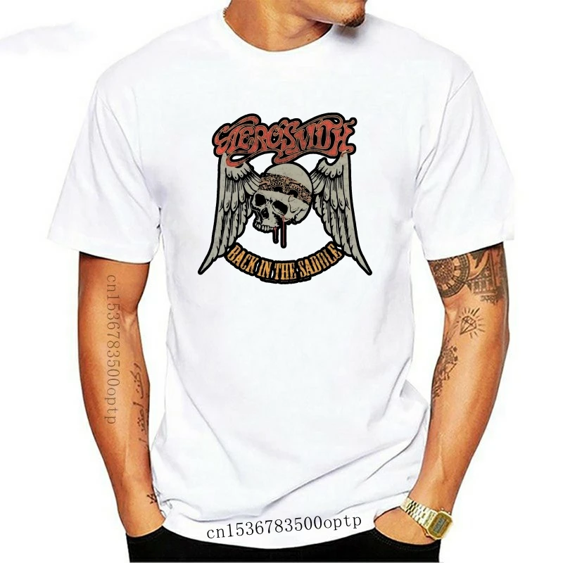 New Official Aerosmith - Back In The Saddle - Men's Black T-Shirt IMPORT
New Official Aerosmith - Back In The Saddle - Men's Black T-Shirt IMPORT