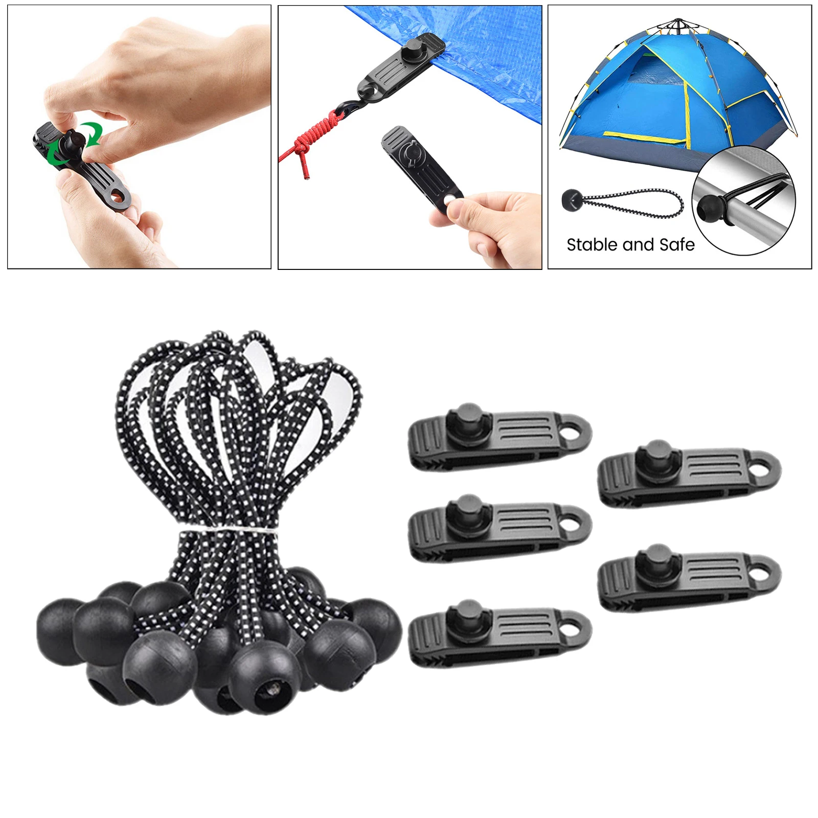 Tarp Clips Heavy Duty Lock Grip Awning Clamp for Canopies Camping Tarps Caravan for Banner, Pavilions, Tents, Tarp, Boat Cover
Tarp Clips Heavy Duty Lock Grip Awning Clamp for Canopies Camping Tarps Caravan for Banner, Pavilions, Tents, Tarp, Boat Cover