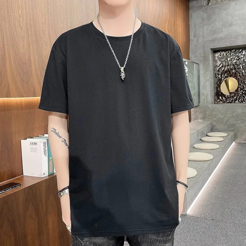 Summer Men New Street Trend Solid color Short Sleeve T-shirt Men's Round Neck soft Fashion daily All-match Cotton Casual Slim
Summer Men New Street Trend Solid color Short Sleeve T-shirt Men's Round Neck soft Fashion daily All-match Cotton Casual Slim