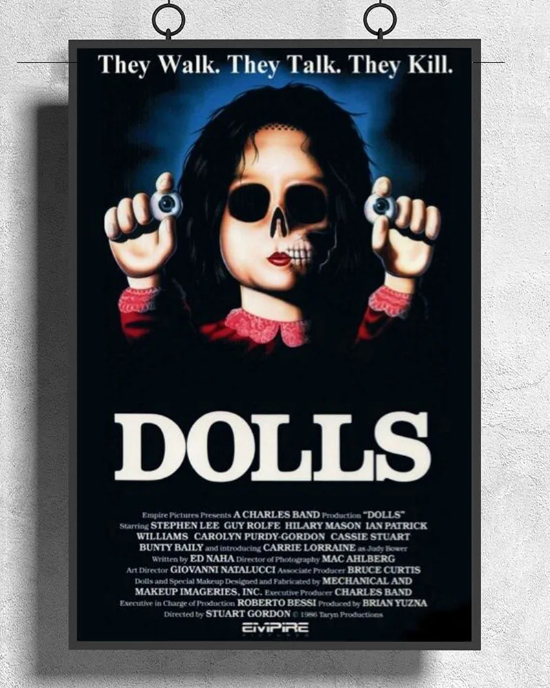 

Классический плакат Из Шелковой Ткани в стиле фильма «ужас Куклы» L514, искусство, Декор, фотоподарок