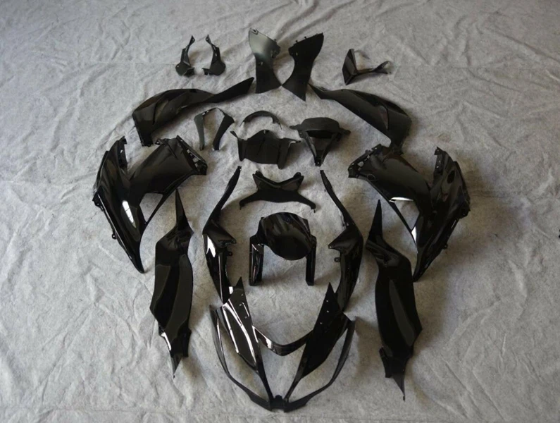 4 подарки Новый ABS мотоцикл полный обтекатель комплект подходит для Kawasaki Ninja ZX-6R 636 2013 2014 2015 2016 2017 набор всего черный светильник