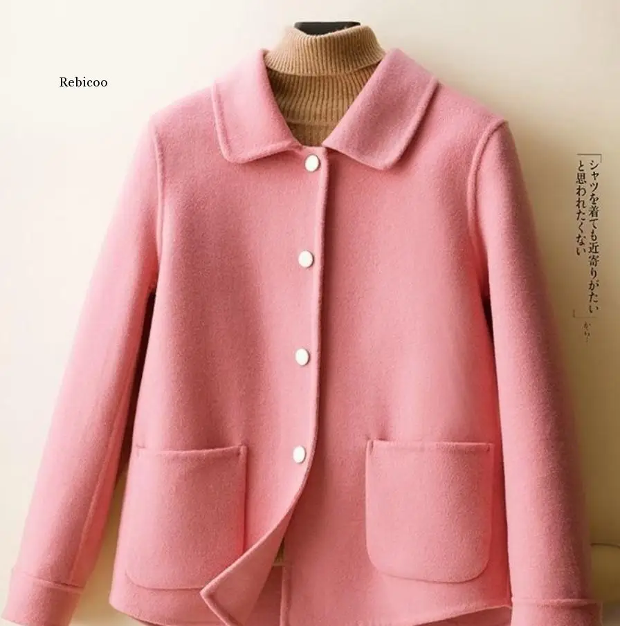 New Autumn and Winter Woolen Women's Short Jacket Korean Loose Casual Fashion All-Match
New Autumn and Winter Woolen Women's Short Jacket Korean Loose Casual Fashion All-Match