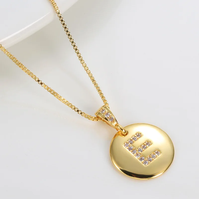 Fashion Women Girls Initial Letter Necklace Gold 26 Letters Charm Necklaces Pendants Copper CZ Jewelry Statement Necklace
Fashion Women Girls Initial Letter Necklace Gold 26 Letters Charm Necklaces Pendants Copper CZ Jewelry Statement Necklace