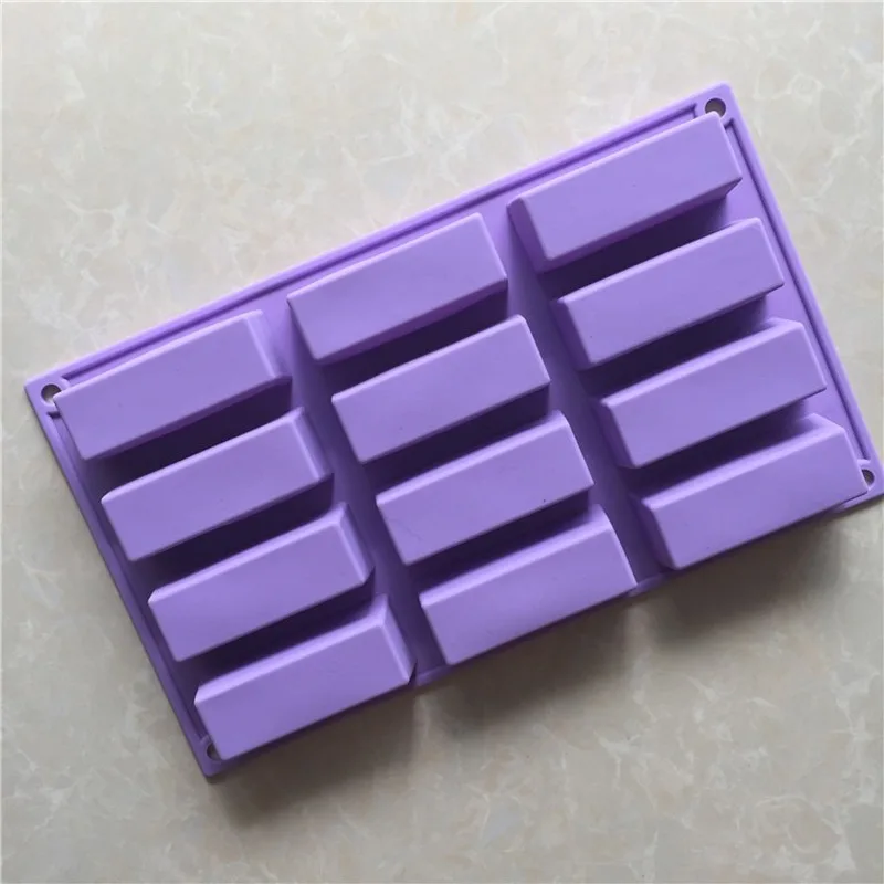 Pastry and Bakery Accessories 12 Even Small Square Soap Silicone Soap Mold Food Grade Soft Easy To Release DIY Tray Cake Mold
Pastry and Bakery Accessories 12 Even Small Square Soap Silicone Soap Mold Food Grade Soft Easy To Release DIY Tray Cake Mold
