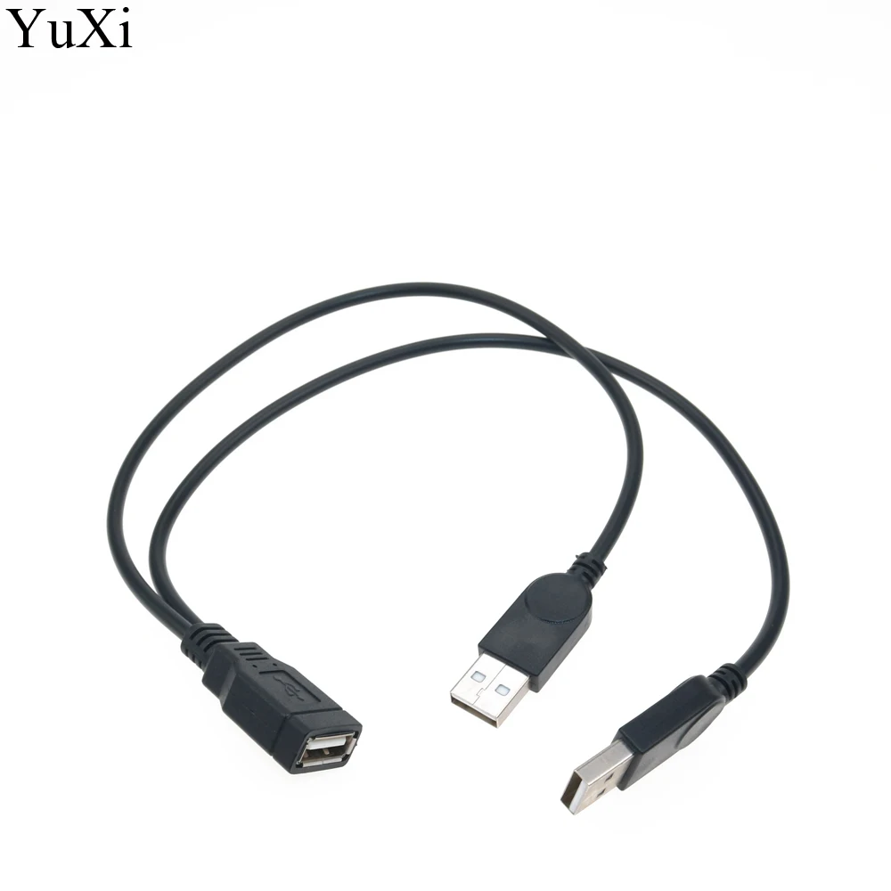 Кабель-удлинитель YuXi USB 2,0 с двумя USB-портами 
Кабель-удлинитель YuXi USB 2,0 с двумя USB-портами