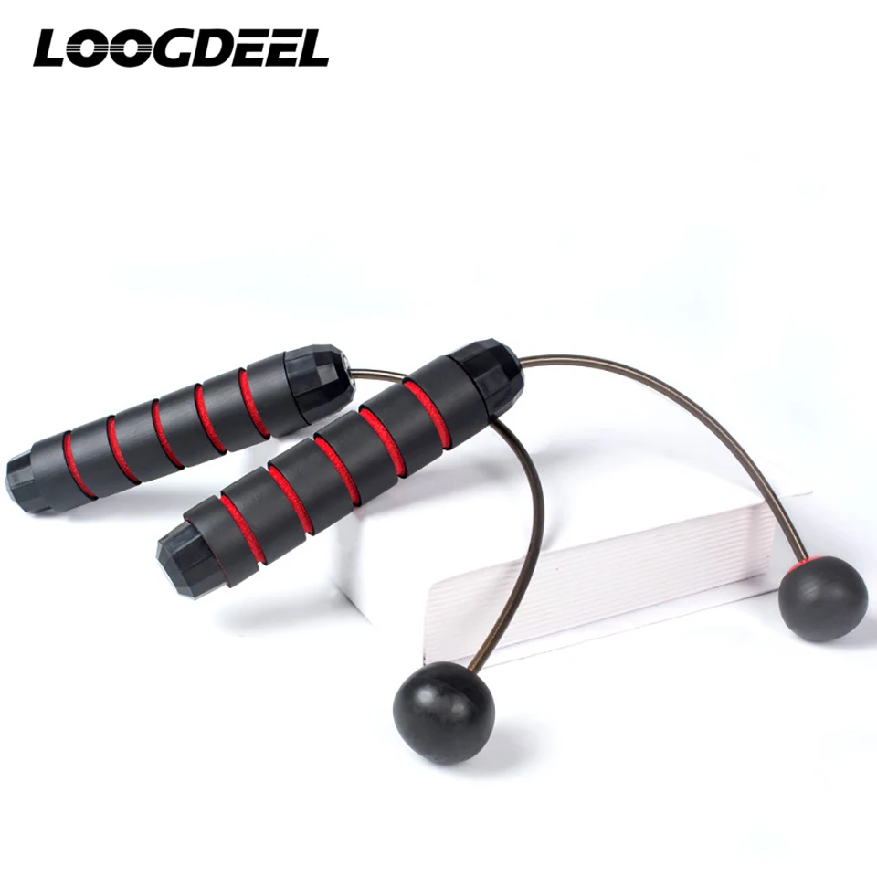 Loogdeel Steel Wire Wireless Ball Skipping Rope Fitness Training Weight-bearing Jump Rope Indoor Protable Fitness Equipment
Loogdeel Steel Wire Wireless Ball Skipping Rope Fitness Training Weight-bearing Jump Rope Indoor Protable Fitness Equipment