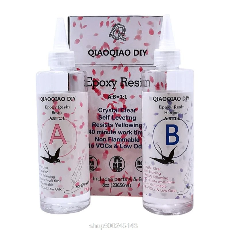 16 Ounce Fast Curing AB Resin 1:1 Kit Clear Casting and Coating Hard Type Epoxy Resin Jewelry Making Tools O19 20 Dropshipping
16 Ounce Fast Curing AB Resin 1:1 Kit Clear Casting and Coating Hard Type Epoxy Resin Jewelry Making Tools O19 20 Dropshipping