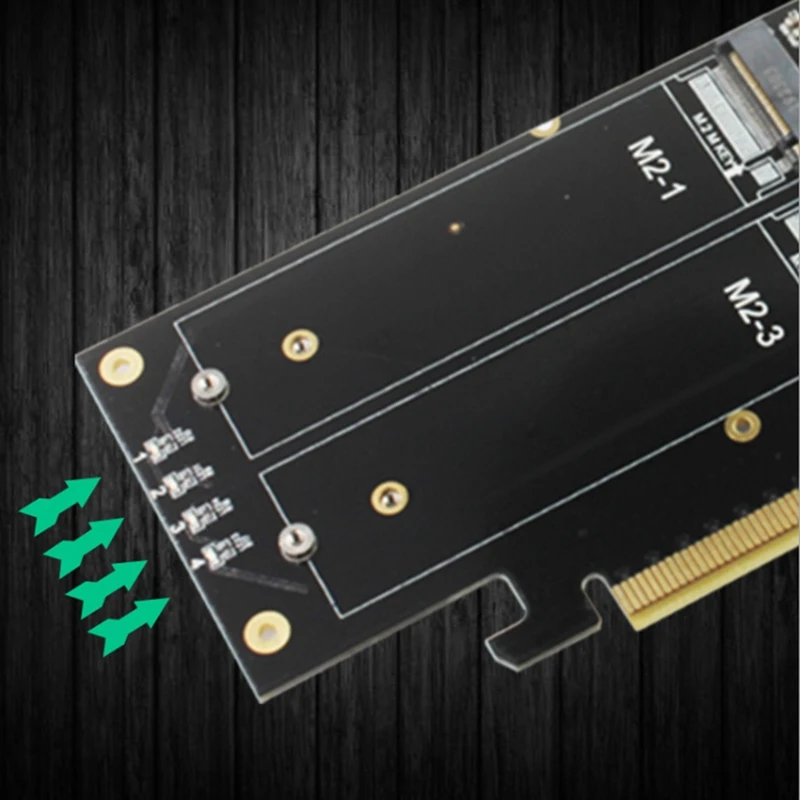 Ihyper M2 Pcie3.0 X16 to 4X Nvme Adapter Card 4-Disk Nvme Array Card Pcie Signal Split Array Card Vroc Raid Card
Ihyper M2 Pcie3.0 X16 to 4X Nvme Adapter Card 4-Disk Nvme Array Card Pcie Signal Split Array Card Vroc Raid Card