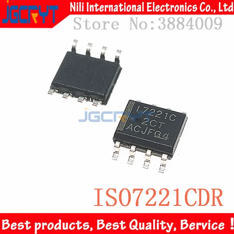 10 unids/lote ISO7221CDR ISO7221 IS7221C цифровой изолятор ic SOP8|Запасные части| |
