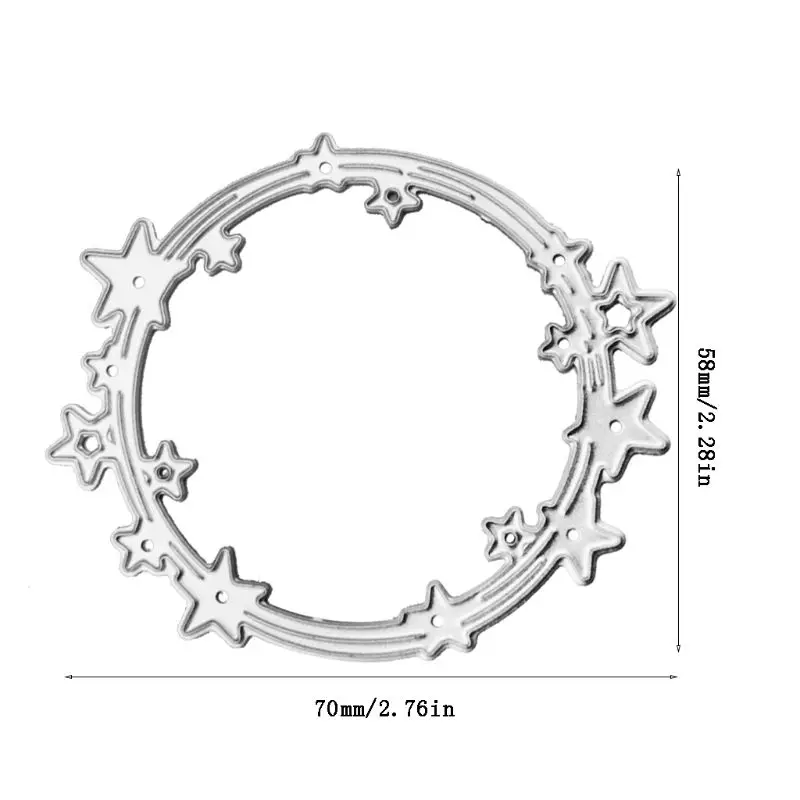 Star Circle Metal Cutting Dies Stencil Scrapbooking DIY Album Stamp Paper Card Embossing Decor Craft New Dies for 2020
Star Circle Metal Cutting Dies Stencil Scrapbooking DIY Album Stamp Paper Card Embossing Decor Craft New Dies for 2020