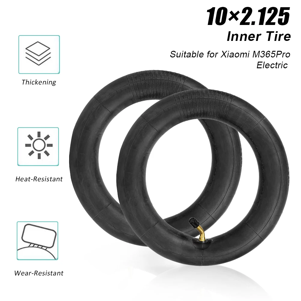 For Xiaomi Electric scooter tire 2 Pcs 10*2.125 Upgraded Thicken Rubber Tyre Inner Tubes M365 Parts Durable Pneumatic Tire
For Xiaomi Electric scooter tire 2 Pcs 10*2.125 Upgraded Thicken Rubber Tyre Inner Tubes M365 Parts Durable Pneumatic Tire
