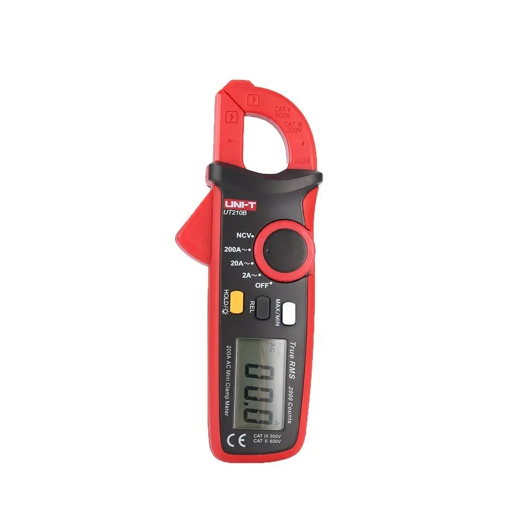 UNI-T UT210B Digital Clamp Meters UNIT AC Amp Multimeter Ammeter Multitester Current Tester No Contact Portable Meter
UNI-T UT210B Digital Clamp Meters UNIT AC Amp Multimeter Ammeter Multitester Current Tester No Contact Portable Meter