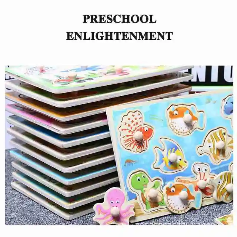 Wooden Nail Baby Animal Digital Hand Grasping Board Wooden Children's Three-dimensional Jigsaw Puzzle Toy
Wooden Nail Baby Animal Digital Hand Grasping Board Wooden Children's Three-dimensional Jigsaw Puzzle Toy