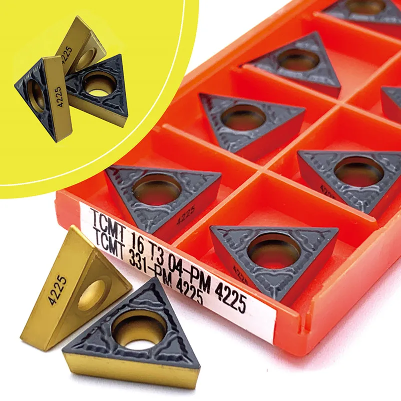 TCMT16T304-PM 4225 TCMT16T308-PM 4225 External Turning Tools Carbide insert High quality Lathe cutter Tool Turning insert 
TCMT16T304-PM 4225 TCMT16T308-PM 4225 External Turning Tools Carbide insert High quality Lathe cutter Tool Turning insert