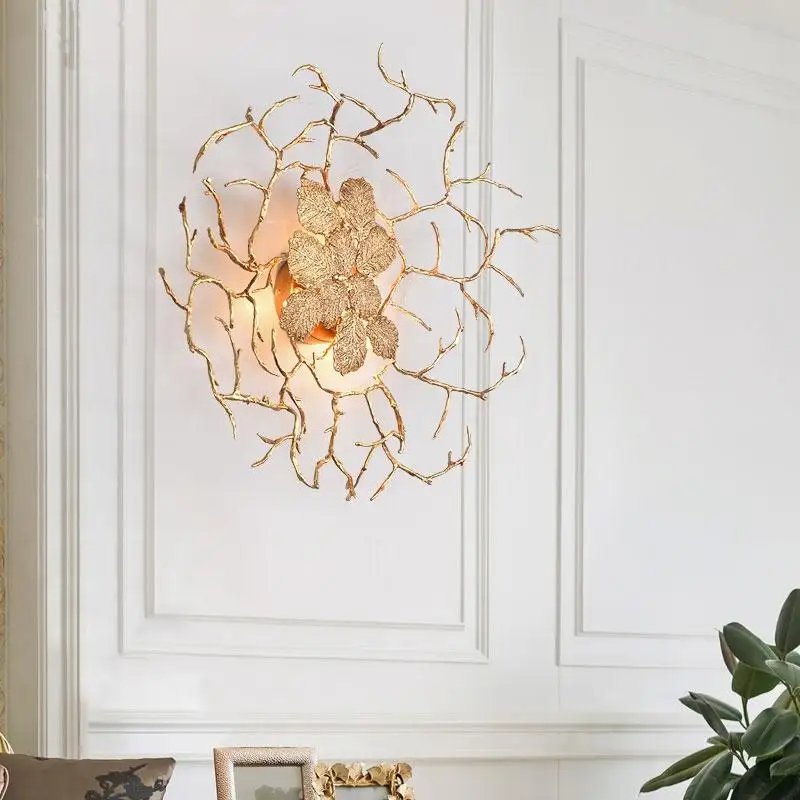 Copper Wall Lamp Brass Tree Branch Wall Light Modern Gold Luxury Wall Sconce Lamp Lighting for Living Dining Room Vanity Light
Copper Wall Lamp Brass Tree Branch Wall Light Modern Gold Luxury Wall Sconce Lamp Lighting for Living Dining Room Vanity Light