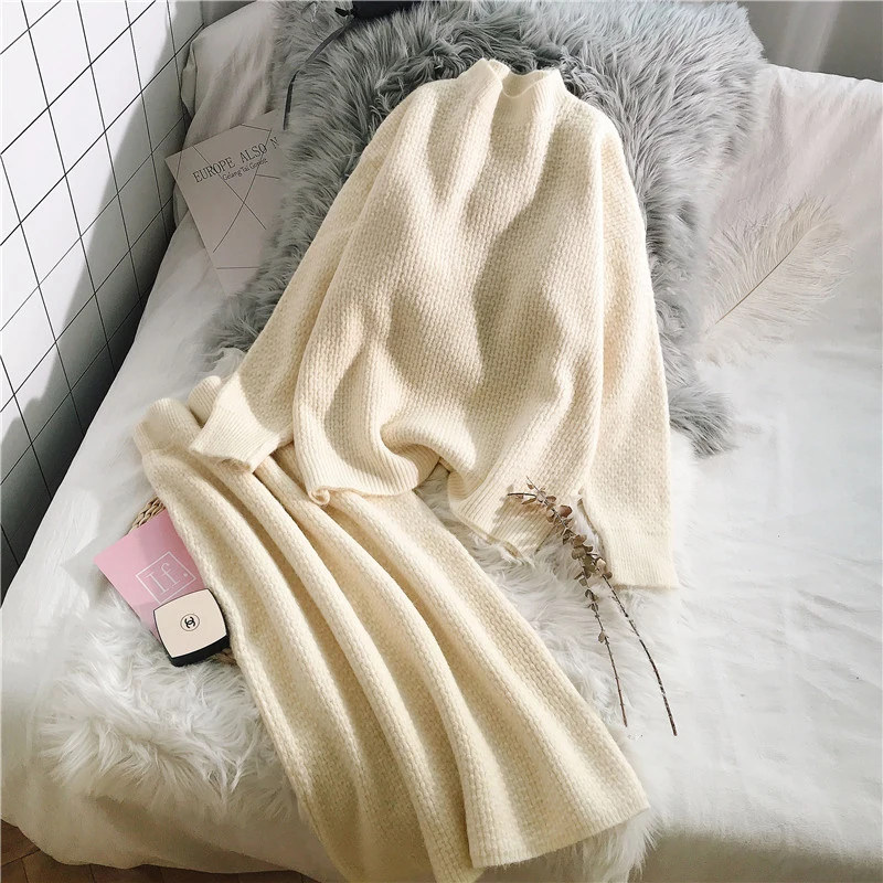 Женский вязаный костюм-двойка EORUTCIZ, тонкий свитер и юбка, повседневный эластичный костюм, модель LM951 на осень
Женский вязаный костюм-двойка EORUTCIZ, тонкий свитер и юбка, повседневный эластичный костюм, модель LM951 на осень