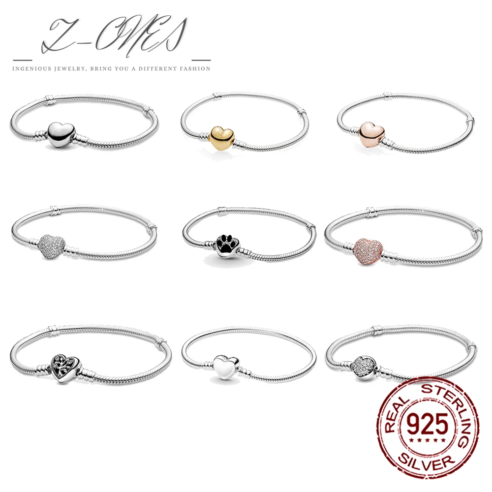 CZFashion 925 sterling silver love bracelet, used to make jewelry diy charm bracelet, female luxury, designer charm Z-ones
CZFashion 925 sterling silver love bracelet, used to make jewelry diy charm bracelet, female luxury, designer charm Z-ones