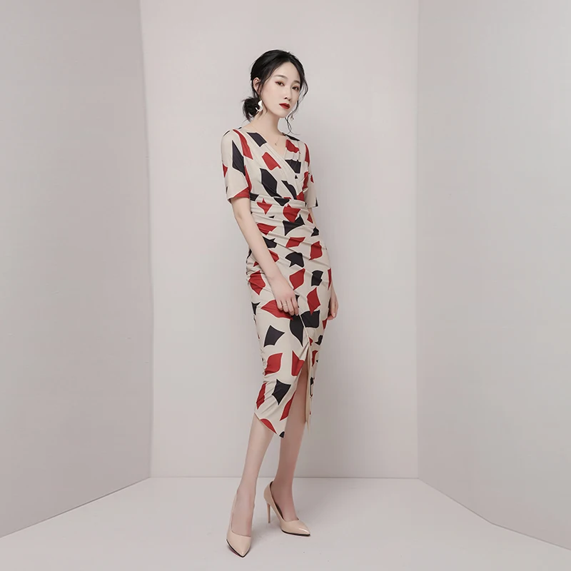 COIGARSAM Sexy Print Women dress Summer Fashion High Waist Dresses Design And Color 6334
COIGARSAM Sexy Print Women dress Summer Fashion High Waist Dresses Design And Color 6334