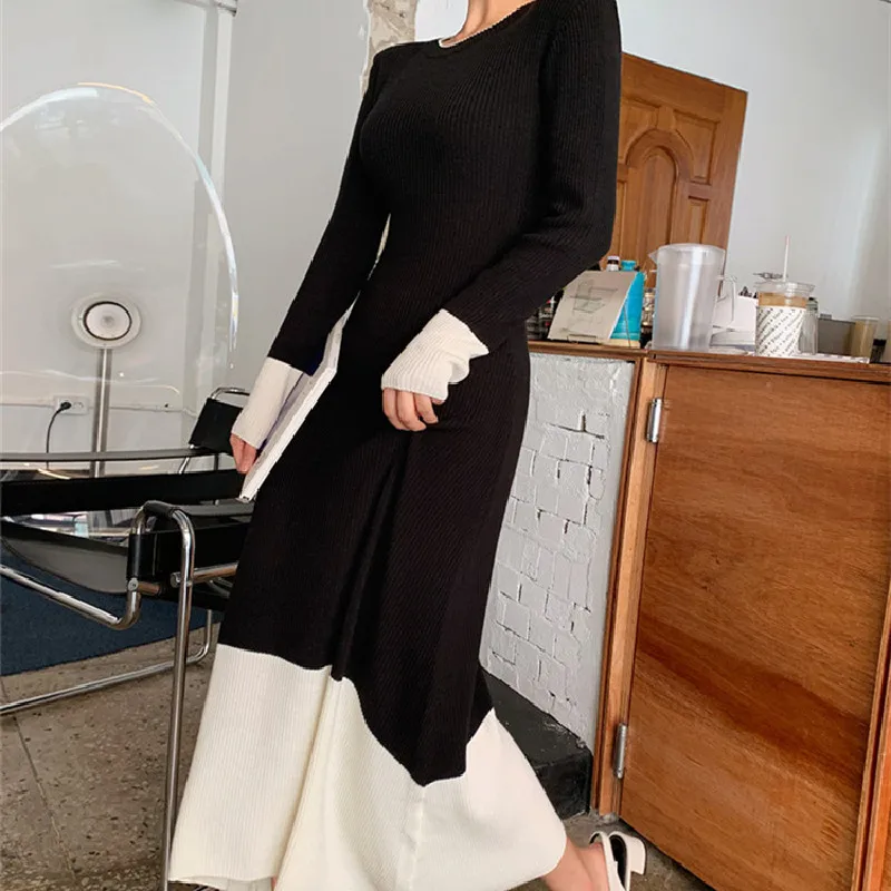 Alien Kitty Women Dress 2021 Autumn New Elegant O-Neck Contrast Full Sleeve Slim High Waist Gentle Fashion Female Office Lady
Alien Kitty Women Dress 2021 Autumn New Elegant O-Neck Contrast Full Sleeve Slim High Waist Gentle Fashion Female Office Lady