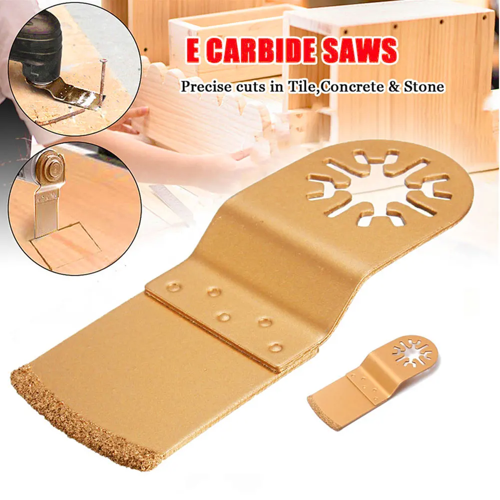 1pc New Carbide/Diamond Oscillating Saw Blades For Quick Change Multi-tools Tile Prorous Concrete Cement Ceramics Cutter
1pc New Carbide/Diamond Oscillating Saw Blades For Quick Change Multi-tools Tile Prorous Concrete Cement Ceramics Cutter