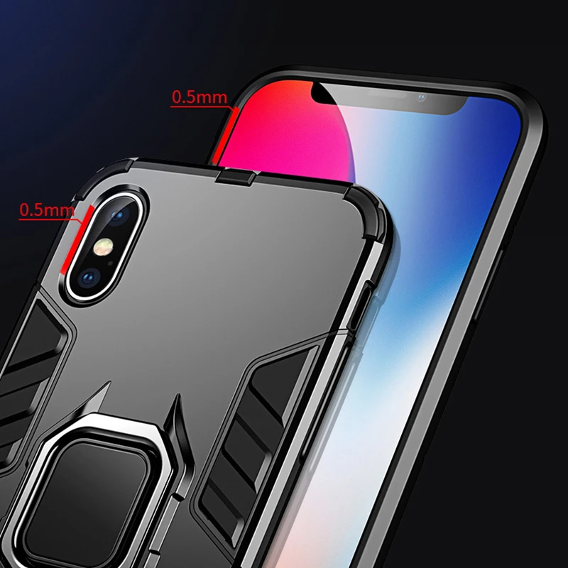 Shockproof Armor Case For iPhone 11 11 Pro 11 Pro Max Stand Car Ring 360 Phone Cover for Apple iPhone X XS XR XS Max
Shockproof Armor Case For iPhone 11 11 Pro 11 Pro Max Stand Car Ring 360 Phone Cover for Apple iPhone X XS XR XS Max