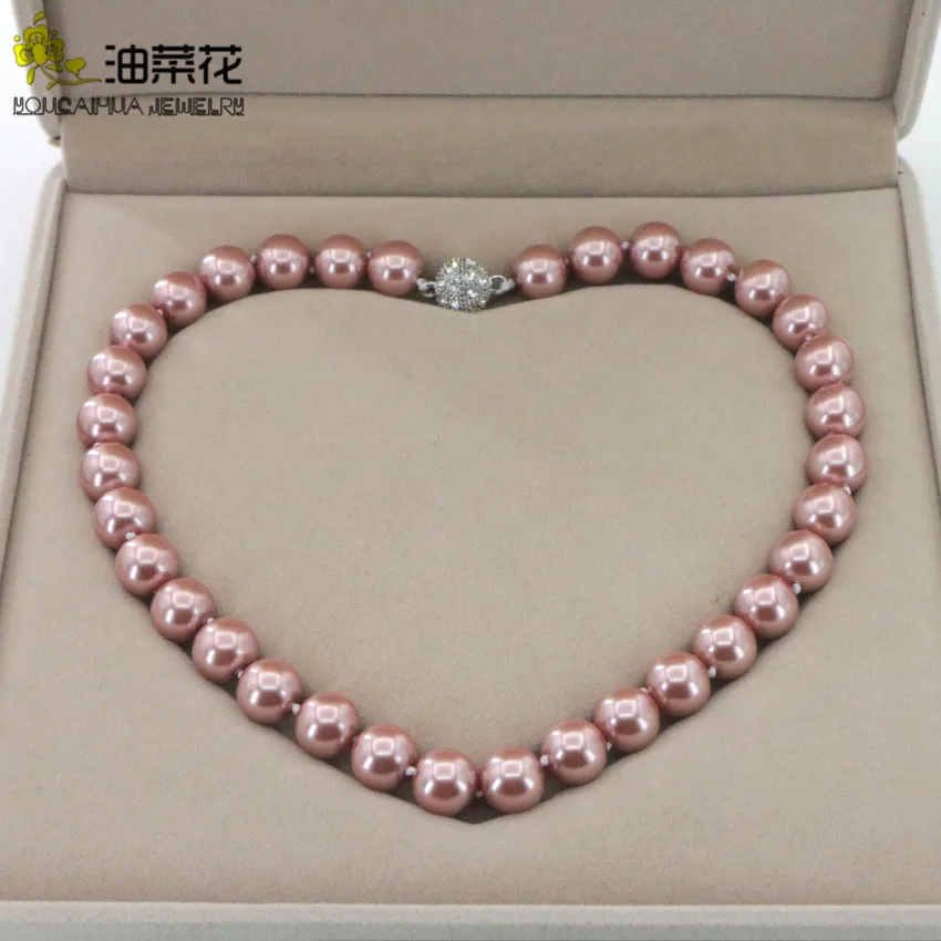 Fashion Charm Jewelry 12mm Shell Pearl Round Beads Necklace Magnet Clasp Woman Girl Christmas Gift Wholesale Price AAA Grade
Fashion Charm Jewelry 12mm Shell Pearl Round Beads Necklace Magnet Clasp Woman Girl Christmas Gift Wholesale Price AAA Grade