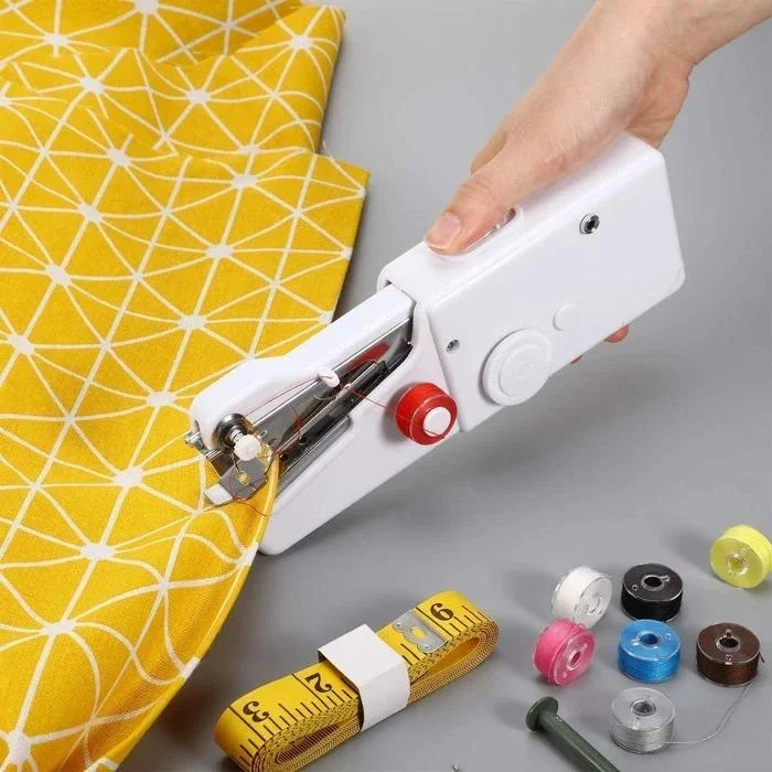 Mini Hand Sewing Machine Portable Household Stitch Sew Needlework Cordless Clothes Fabric Electronic Sewing Machine Accessories
Mini Hand Sewing Machine Portable Household Stitch Sew Needlework Cordless Clothes Fabric Electronic Sewing Machine Accessories