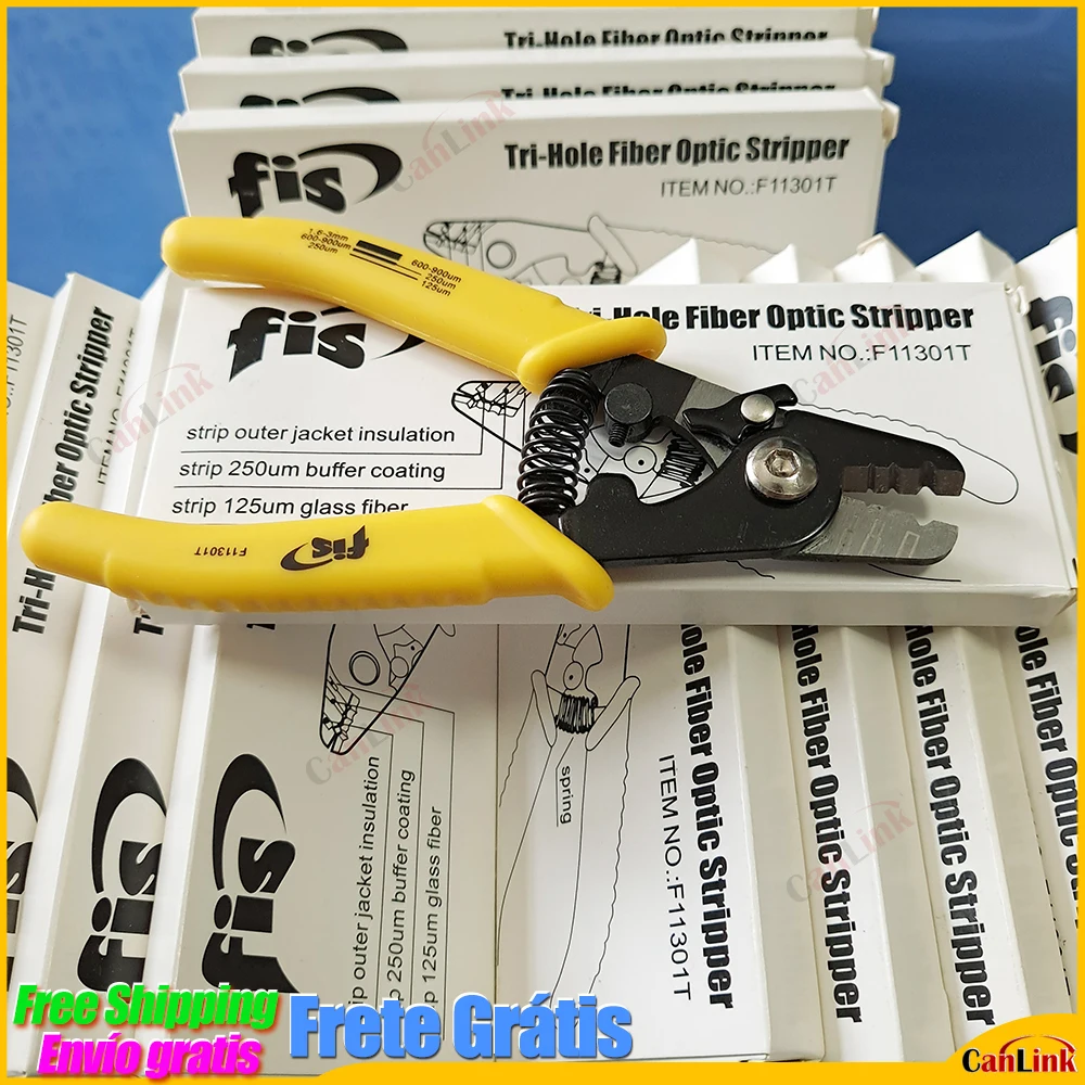 10pcs/lot FIS Tri-Hole Fiber Optic Stripper FIS Fiber Stripping Pliers F11301T Miller Wire Stripper Lowest Price
10pcs/lot FIS Tri-Hole Fiber Optic Stripper FIS Fiber Stripping Pliers F11301T Miller Wire Stripper Lowest Price
