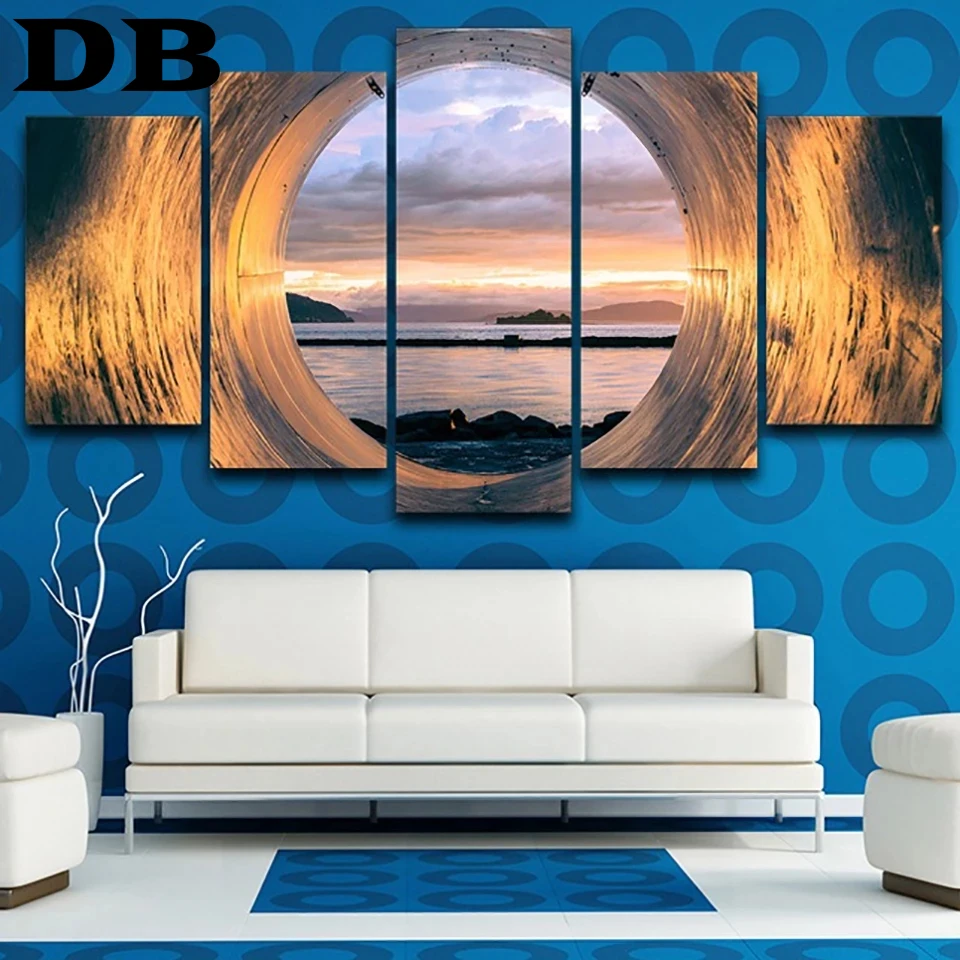 5 Pieces Of Wall Art Painting Modular Poster Modern Home Decoration Sunset Sea View Living Room Hd Print Picture Without Frame
5 Pieces Of Wall Art Painting Modular Poster Modern Home Decoration Sunset Sea View Living Room Hd Print Picture Without Frame