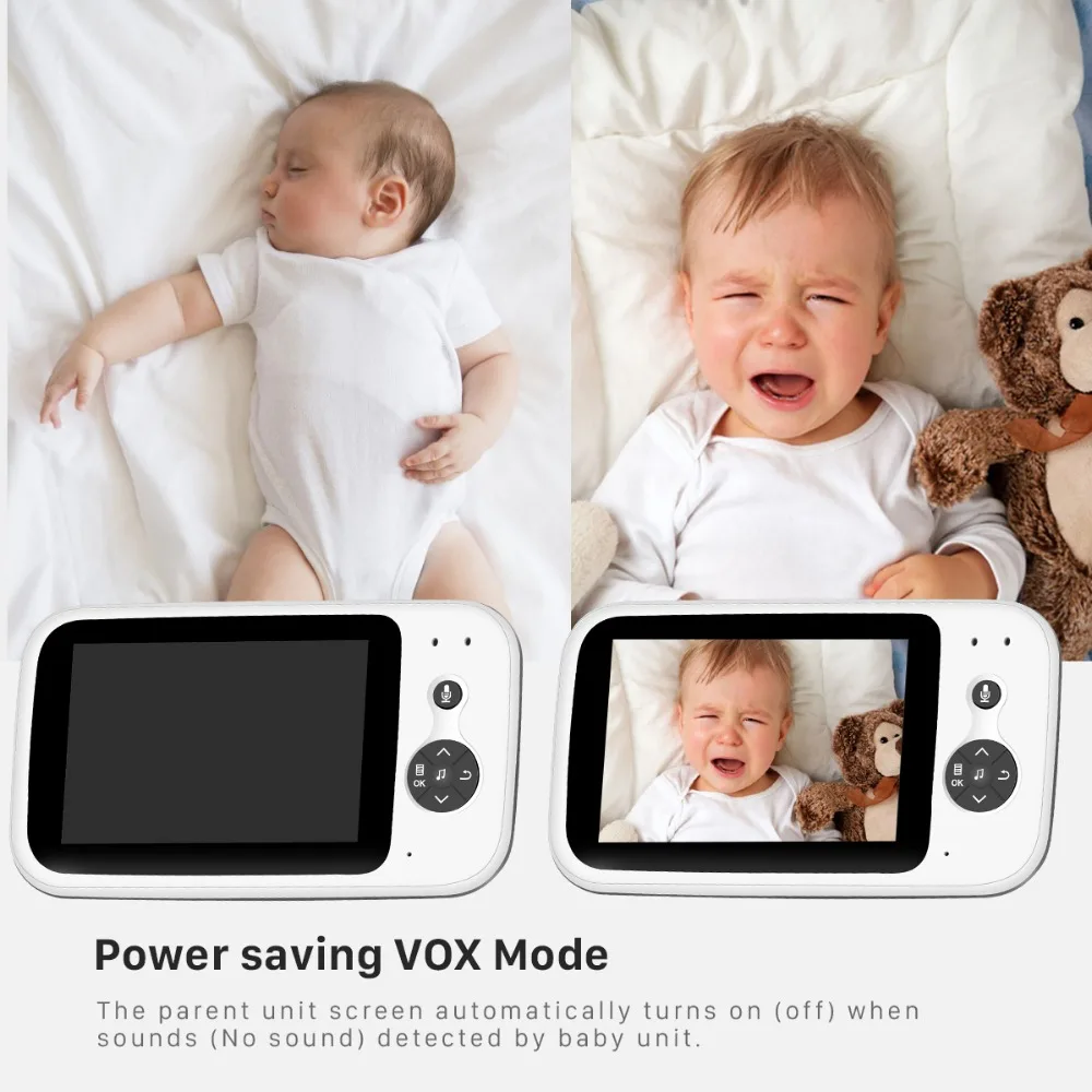 Wifi Digital Camera Baby Monitor 3.5 inch TFT Screen Temperature Monitoring Two Way Talk Night Vision Security Battery Monitor
Wifi Digital Camera Baby Monitor 3.5 inch TFT Screen Temperature Monitoring Two Way Talk Night Vision Security Battery Monitor